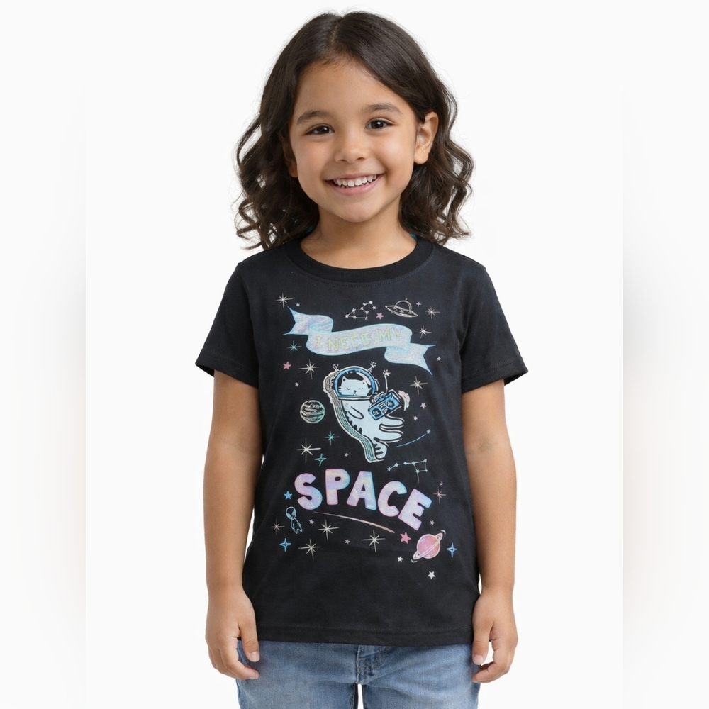 Wonder Nation “I Need My Space” Graphic T-Shirt Girls XL (14–16)